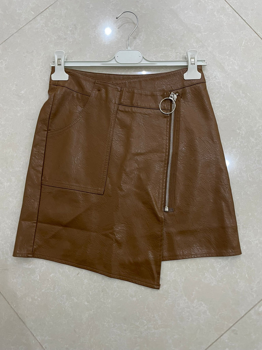 Real Leather Skirt 