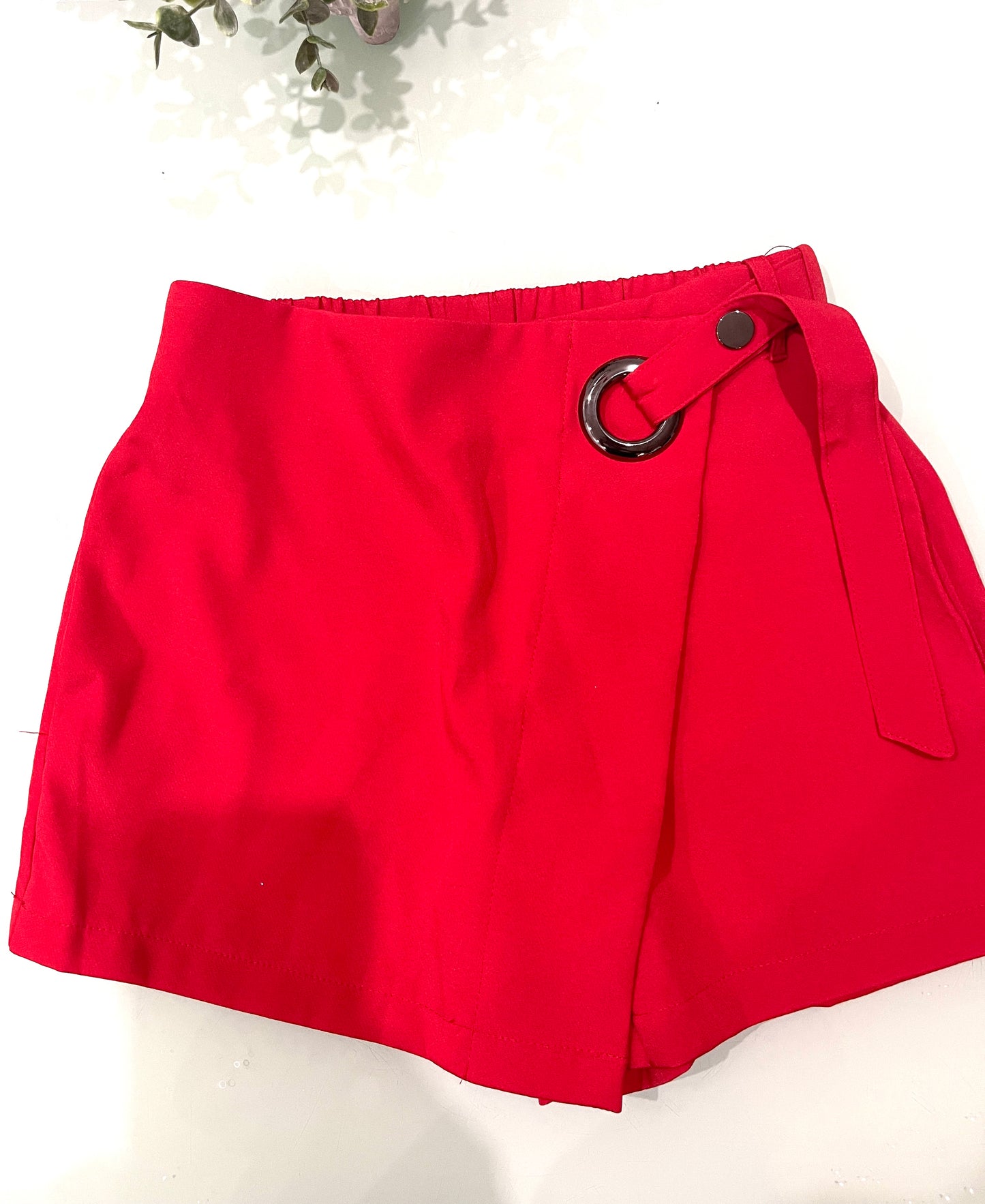 Red skirt