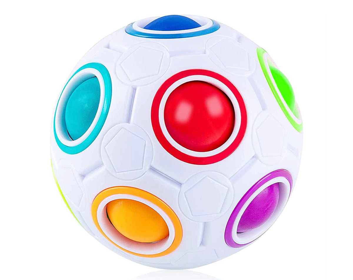 Fidget Pop It Ball, Rainbow Puzzle Ball, Sensory Ball – Lero Lero Shop